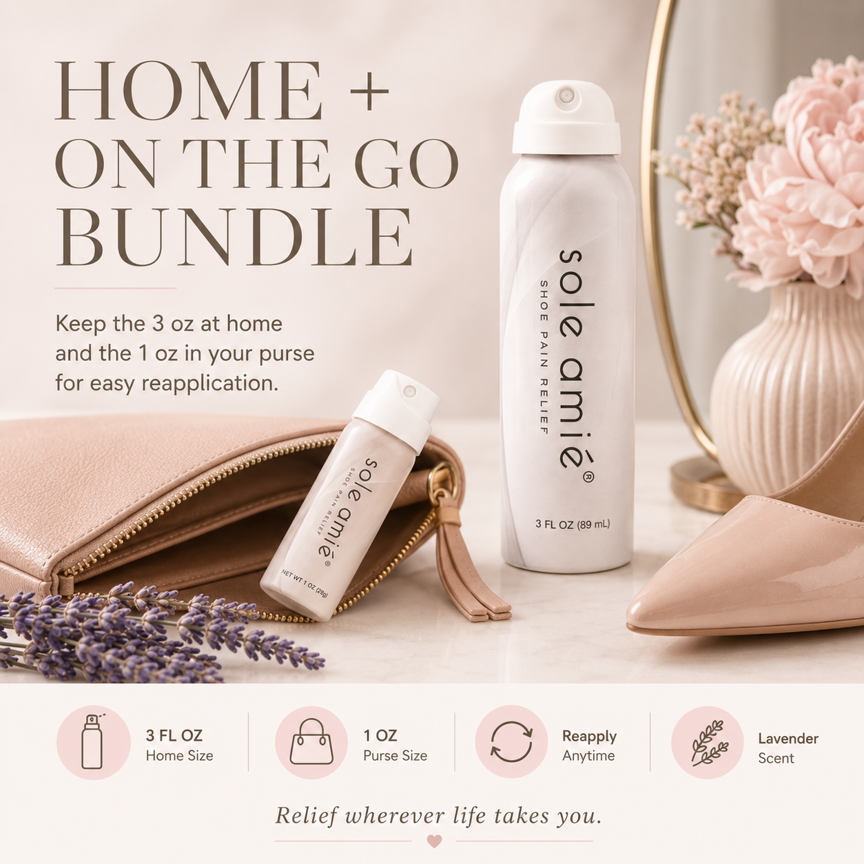 1 Big Plus 1 Travel Bottle Bundle
