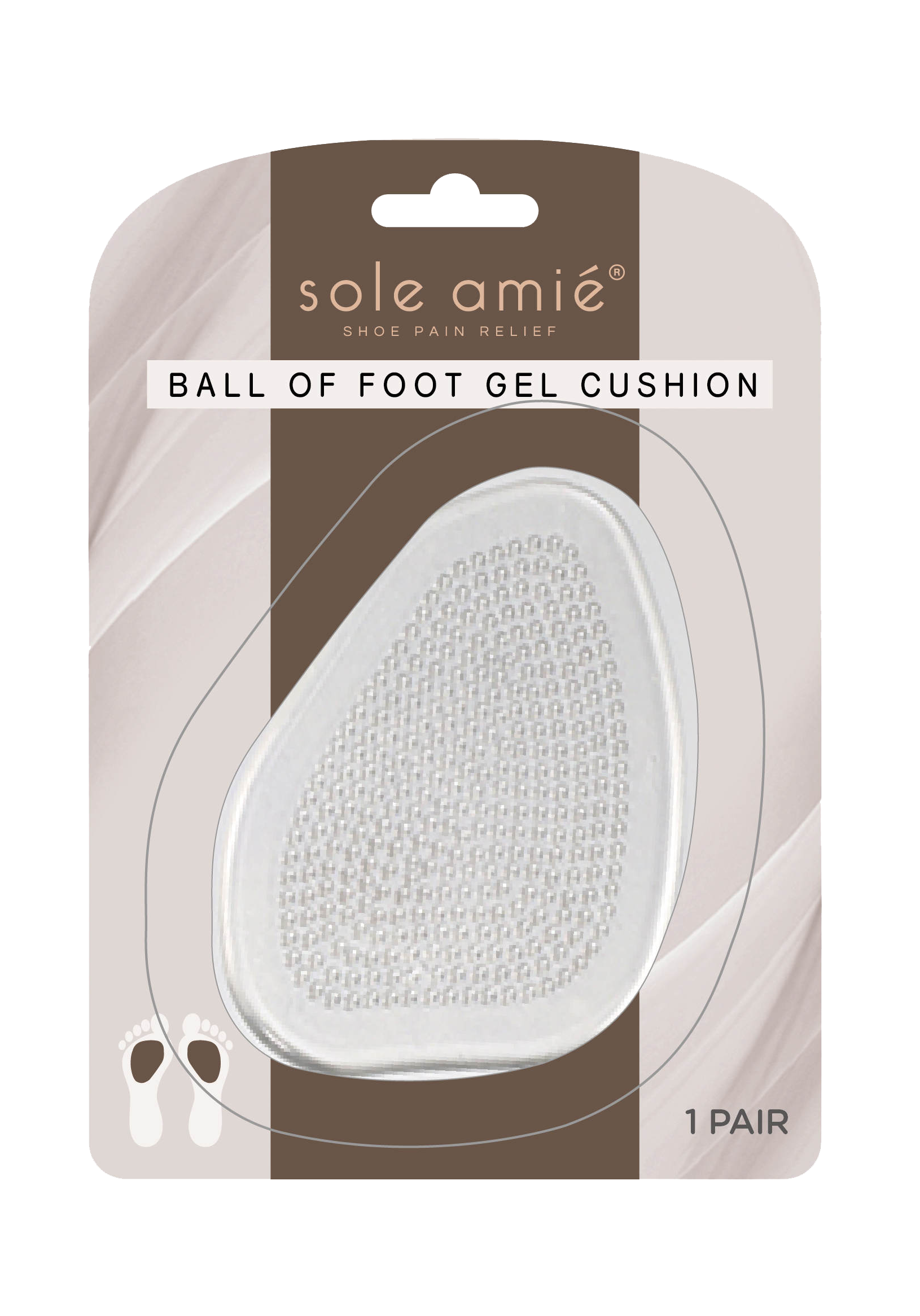 Gel top cushion shoes